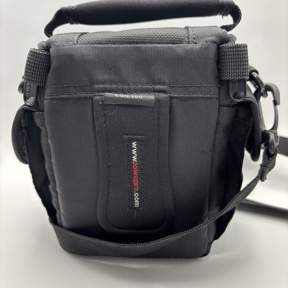 HEAVY DUTY PADDED LOWEPRO EDIT-100 CAMERA BAG - BLACK - With Shoulder Strap LN - Picture 4 of 6